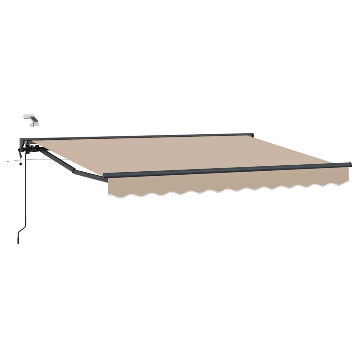 vidaXL Elektrische Ausziehbare Markise Beige 3,5 x 2,5 m 3421573