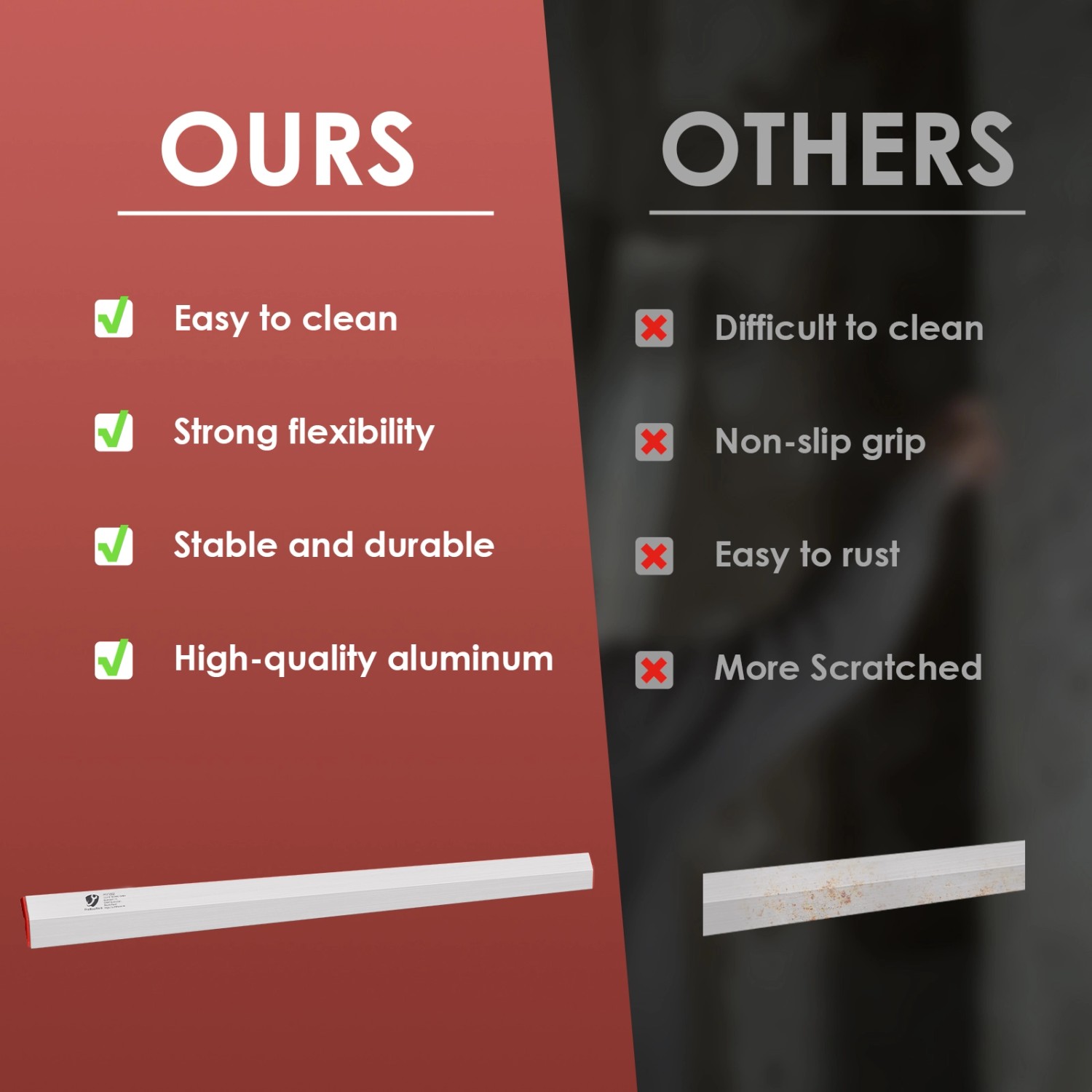 CCLIFE Kartätsche 150cm: Vergleich mit Vorteilen wie einfache Reinigung und hohe Qualität.