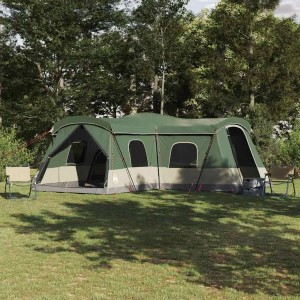 vidaXL Zelt Grün 680 x 510 x 210 cm 185T Polyester mit PU-Beschichtung 42004005