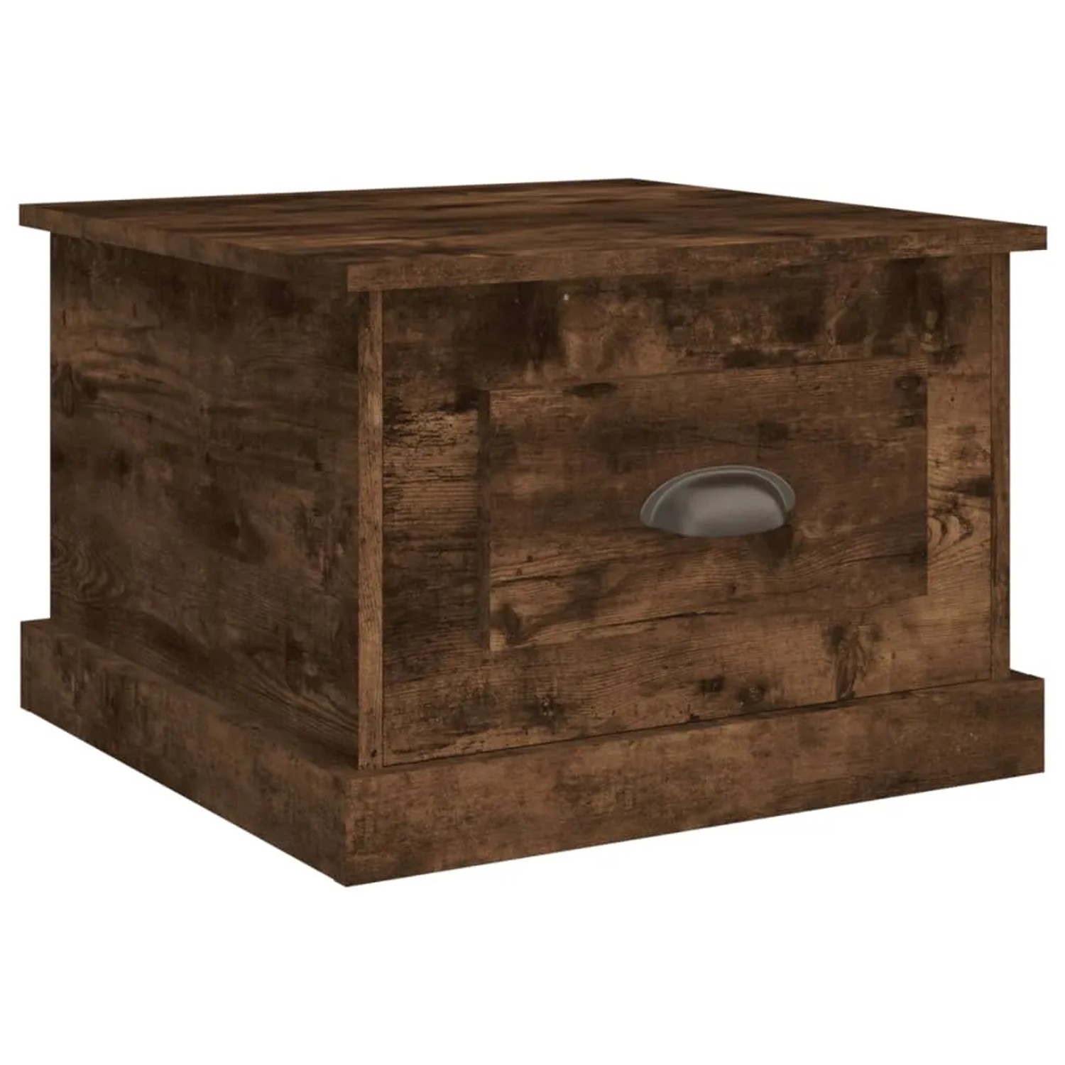 vidaXL Couchtisch Räuchereiche 50x50x35 cm Holzwerkstoff 816253