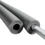 Graue Climaflex Rohrisolierung, 42 mm Durchmesser, 9 mm Stärke, für Heizung und Sanitär.