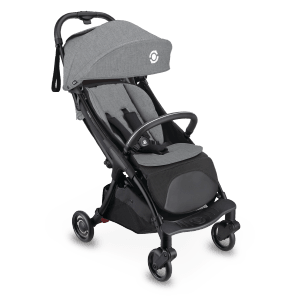 Globber Stroll Lite Buggy für Baby und Kleinkind 1-Hand-Falt-Automatik Leichtgewicht 5/6 Zoll Bereifung Grau