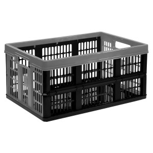 Tontarelli Klappbox Voila Heavy, 32 l, silber/schwarz, Aufbewahrungsbox