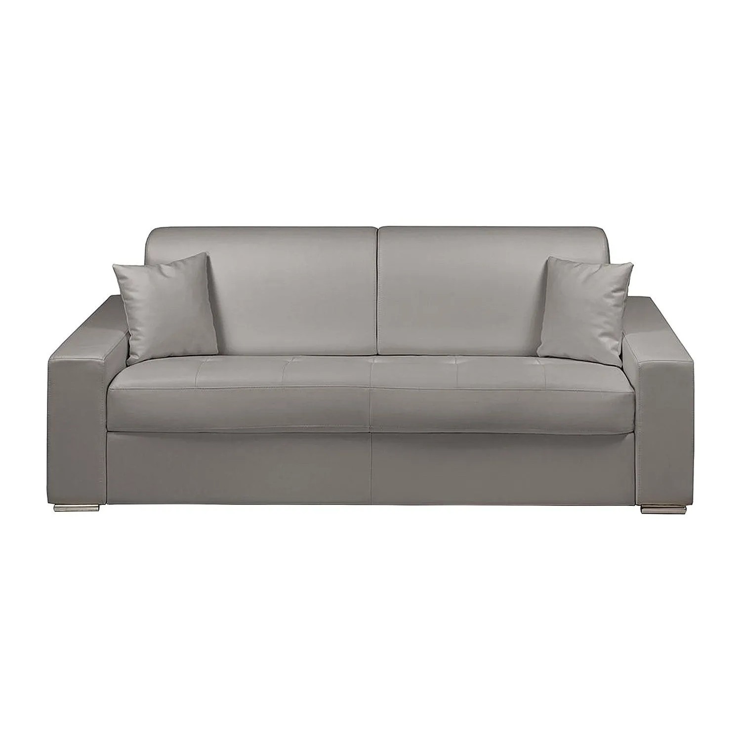 Vente-unique Schlafsofa Emir Grau 224 cm