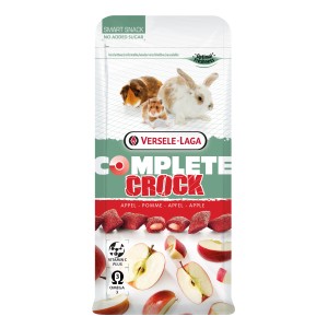 Versele-Laga Complete Snacks Crock Apfel, 50g. Leckerli für Nager und Kaninchen mit Apfelfüllung.