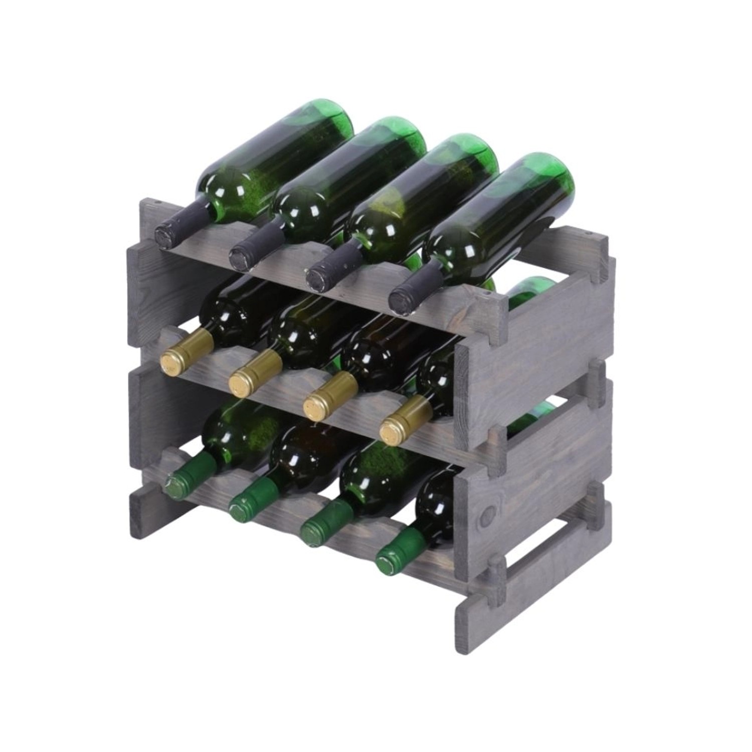 PROREGAL Weinregal VINOTECA FLEX PRO HxBxT 37x46x28cm 12 Flaschen Auf 3 Ebe günstig online kaufen