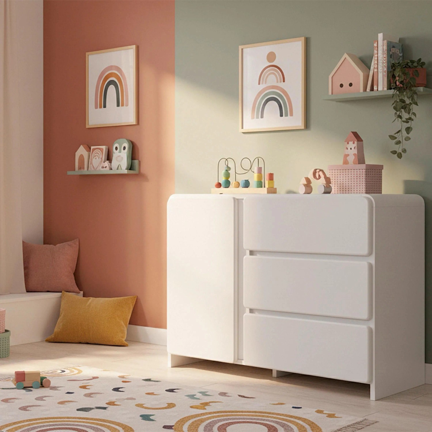 Bessagi Kids Kinderregal Elio Weiß