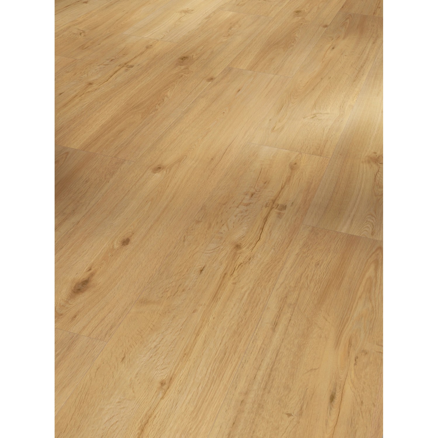 Parador Vinylboden Basic 30 Eiche Landhausdiele Natur, verlegt. Holzoptik, Klick-Vinyl.