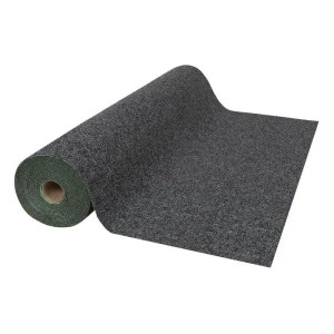 Floordirekt Rasenteppich Farbwunder Park Zuschnitt Kunstrasen Anthrazit 100 x 1900 cm