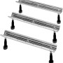 Duravit Fußgestell 3er-Set für Bade- und Duschwannen ab 150 cm Seitenlänge.