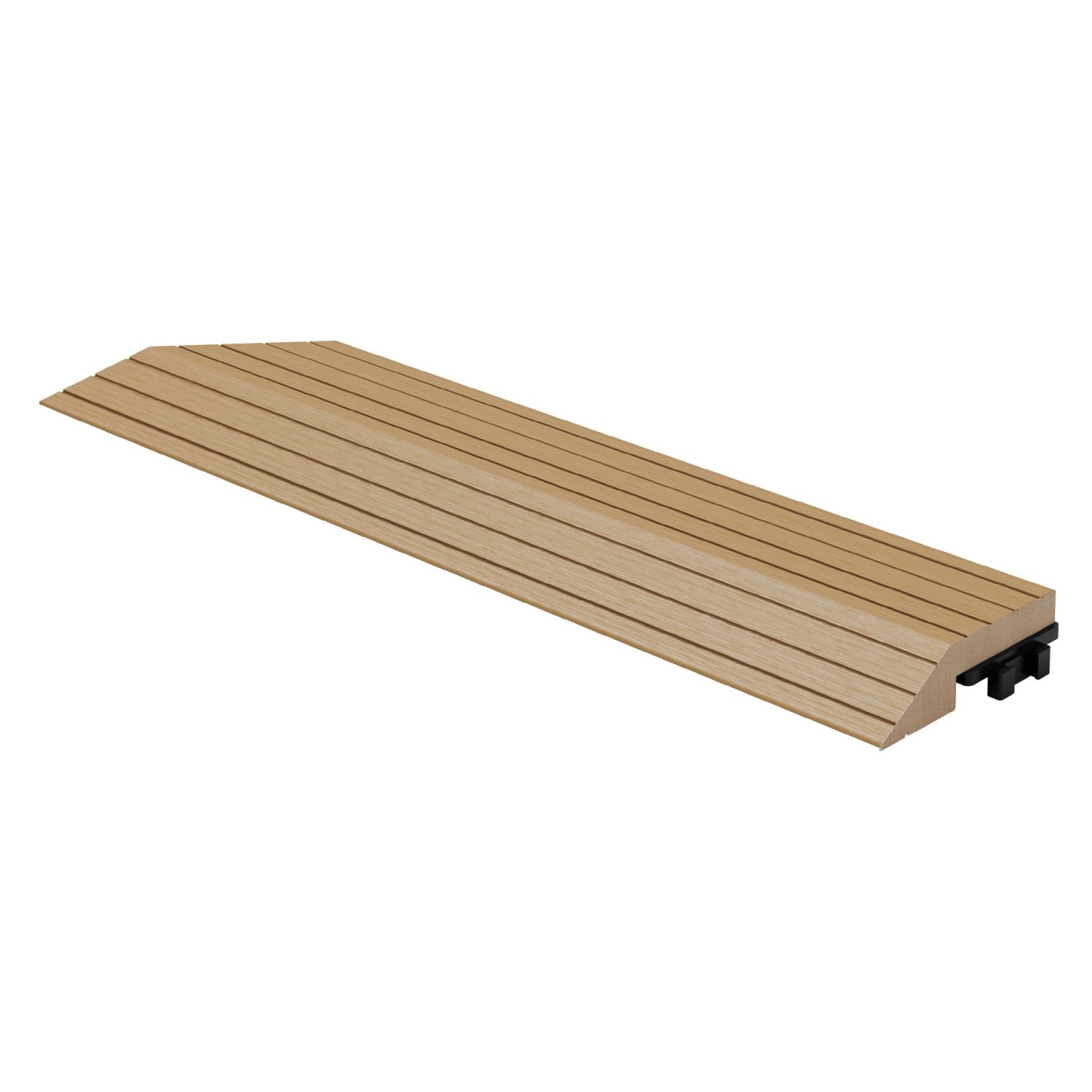 ML-Design WPC Abschlussleiste Ecke Links Teak für WPC-Fliesen günstig online kaufen