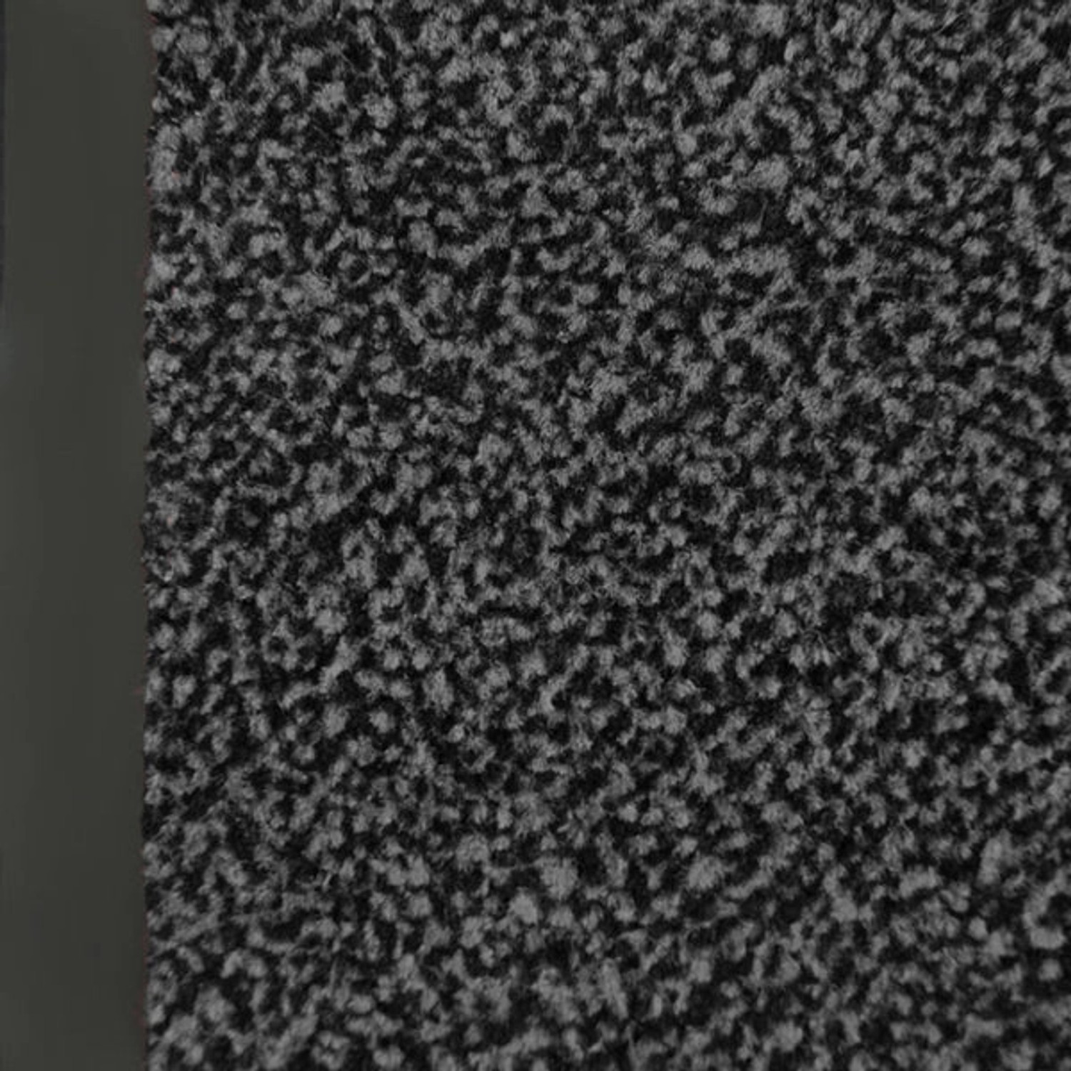 Detailaufnahme der anthrazitfarbenen Karat Schmutzfangmatte SKY, 200x300 cm, aus Polypropylen.