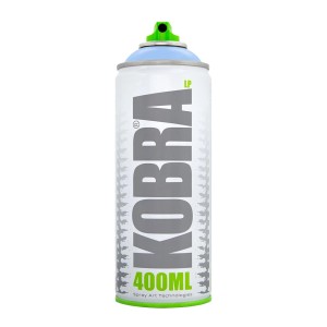 Kobra LP Buntlack Spray 400ml in Eisblau Matt. Sprühdose für DIY-Projekte.