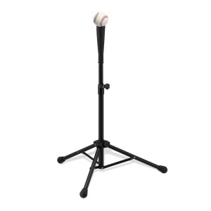 Relaxdays Baseball Abschlaghilfe Aluminium Edelstahl Kunststoff Schwarz Höhenverstellbar 121 cm x 55 cm x 46 cm 0,75 kg