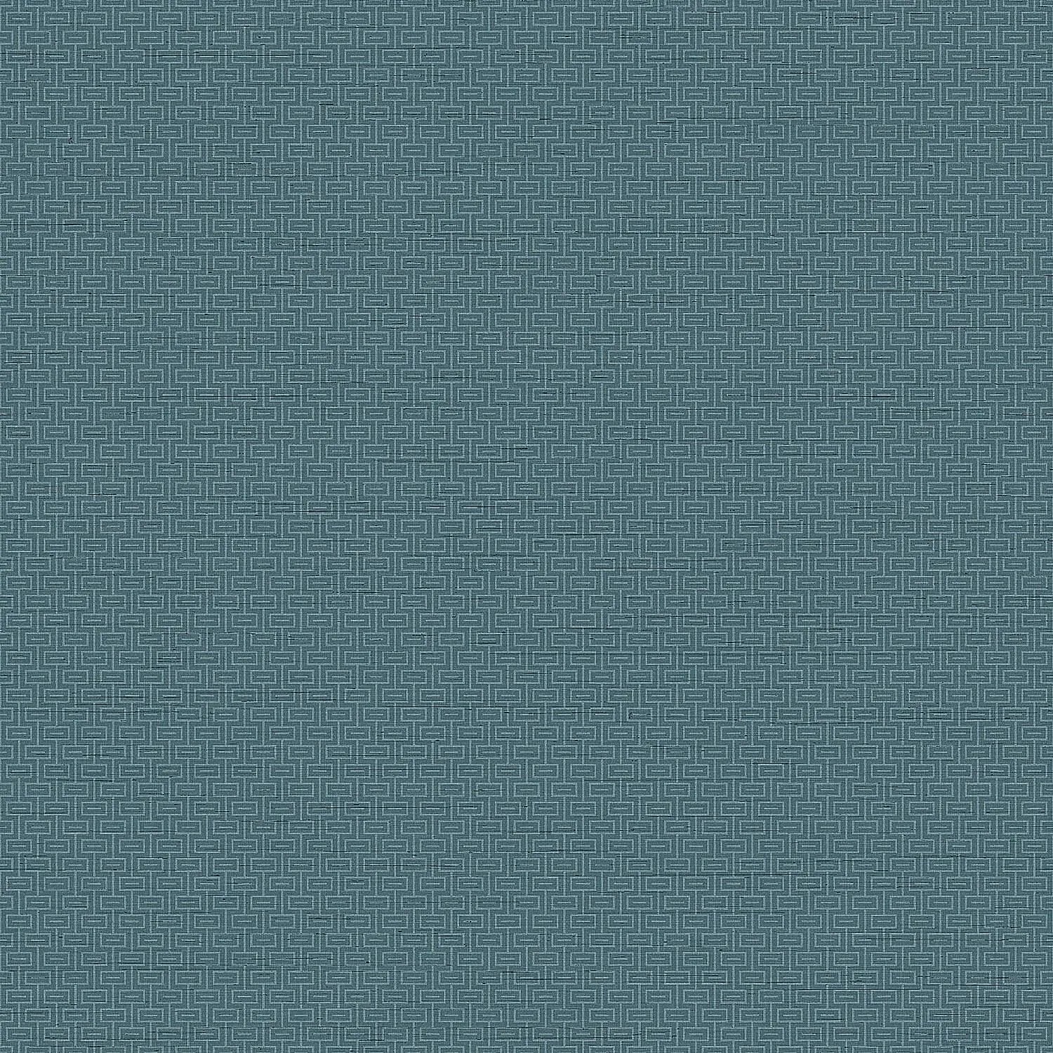 PROFHOME Gr322509-Di Struktur Tapete Geometrisch Blau Petrol Azur-Blau 0,53 m x 10,05 m  5,33 m2