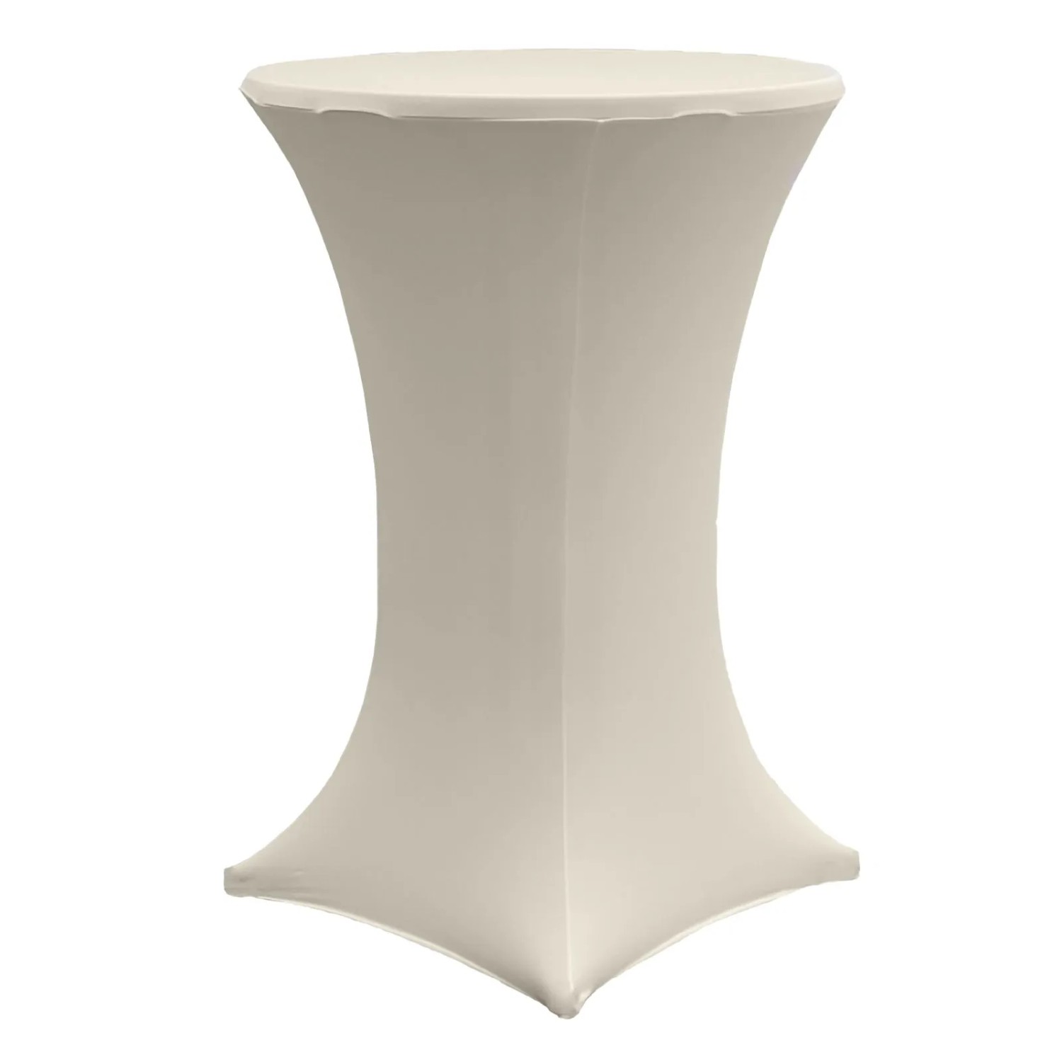 TRUTZHOLM Stehtischhusse Stretch 60cm Beige