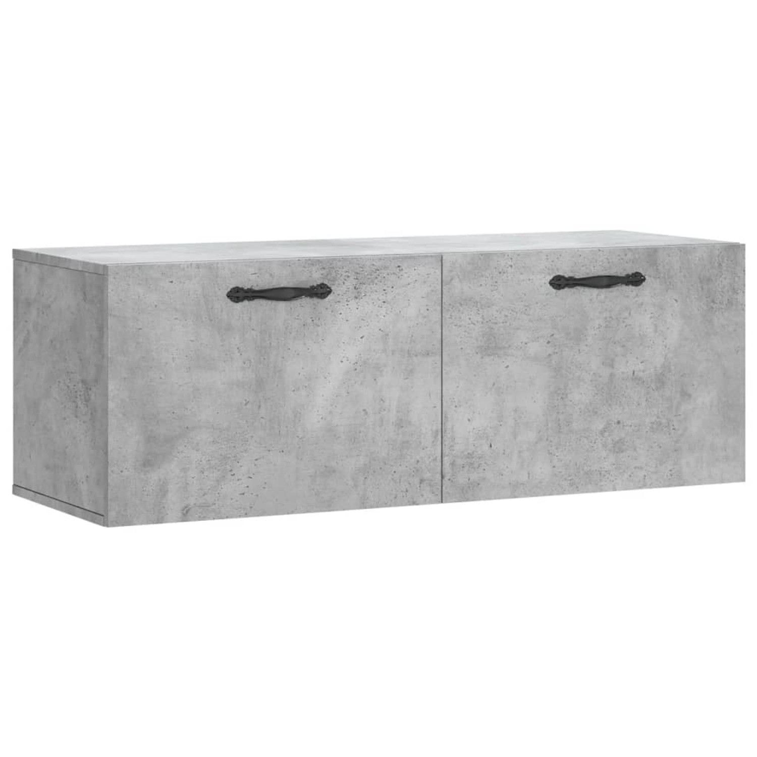 vidaXL Wandschrank Betongrau 100x36,5x35 cm Holzwerkstoff Modell 9 günstig online kaufen