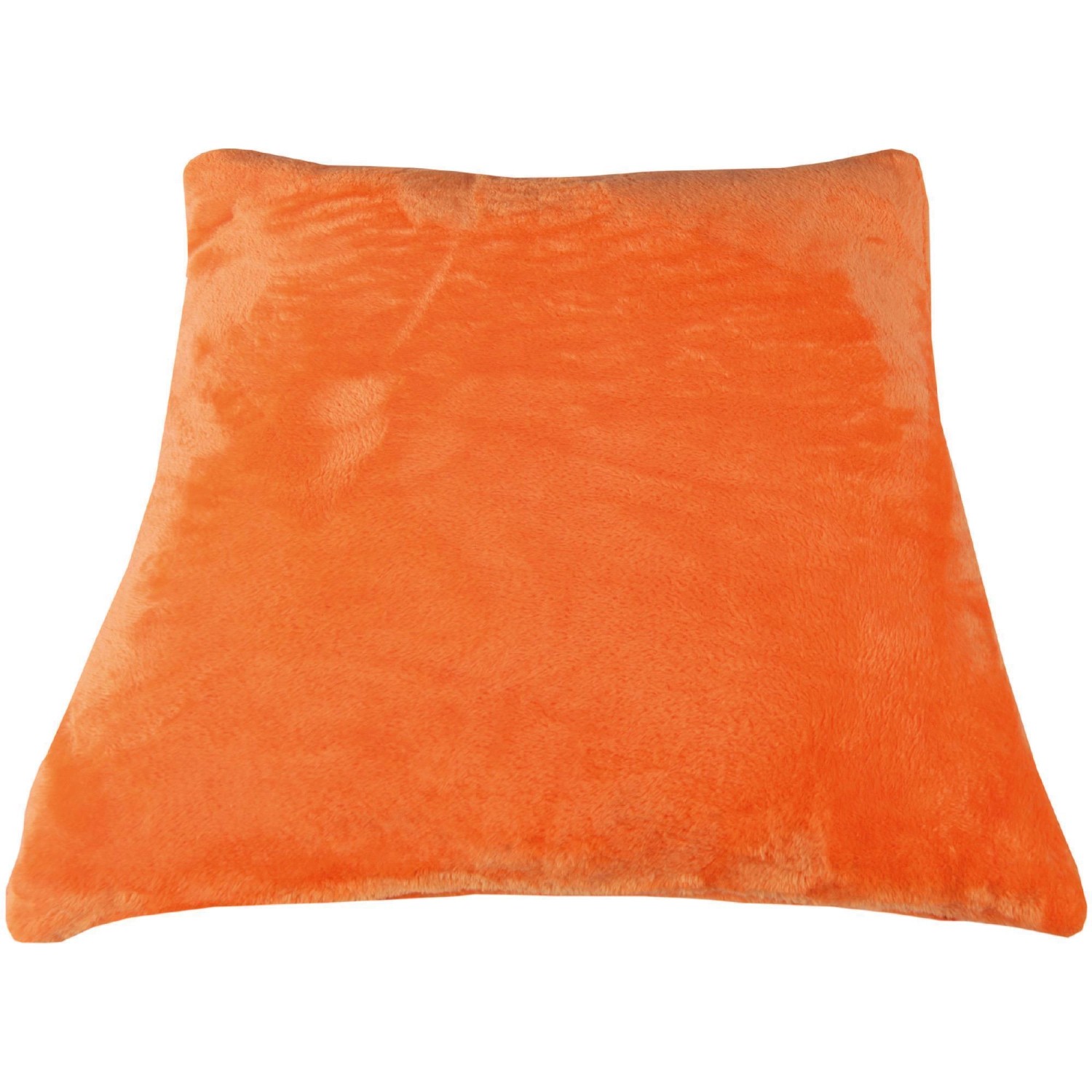 Bestlivings Kissenhülle Orange, 45x45cm, 2er-Pack. Kuscheliger Kissenbezug mit Reißverschluss.