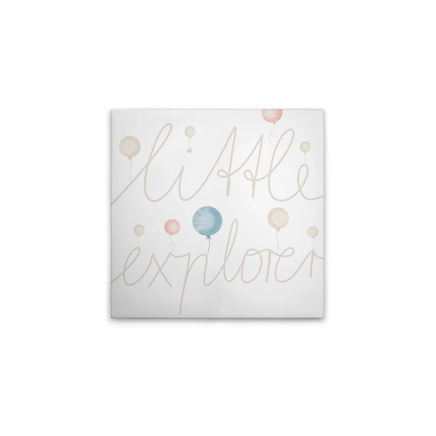 Tadessi Leinwandbild - M1-No.50574 - Little Explorer Ballons - 30 x 30 cm - Quadratisch