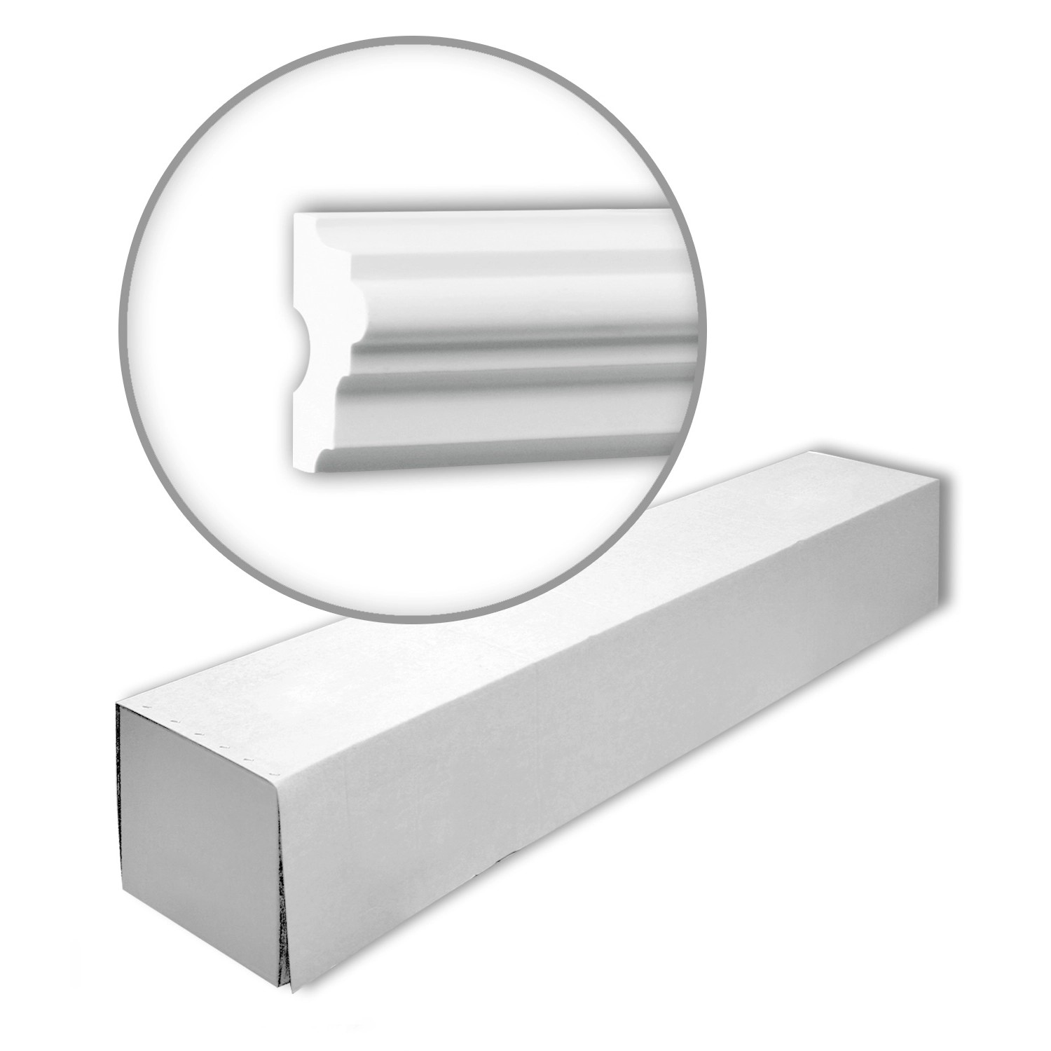 PROFHOME 151304 Wand- und Friesleisten 1 Karton Set mit 25 Zierleisten 50 m günstig online kaufen