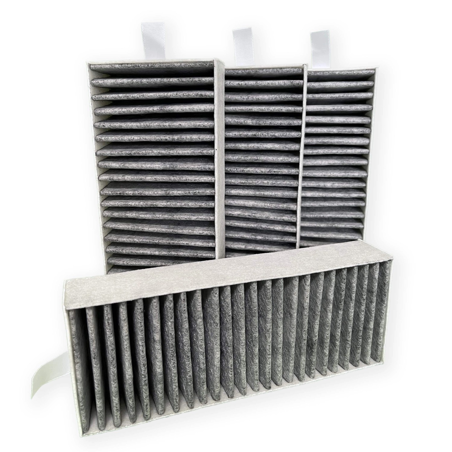 AIR2GO Aktivkohlefilter Set, 4 Stück für Neff Dunstabzugshauben, Filter für Küchenhauben.