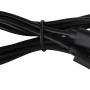 Schwarzes USB-Kabel (USB-A 2.0 auf USB-C) für Globo Tischleuchte Lizzy.