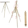 Artina Malaga Staffelei aus Kiefernholz, verstellbar und zusammenklappbar, für Leinwände bis 110cm.