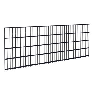 Doppelstabmatte Basic, 83x200 cm, Anthrazit, für Gartenzäune.