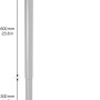 Wagner Möbelbein Telescope, Ø 5 cm, 60-90 cm, Alu, höhenverstellbar für individuellen Möbelbau.