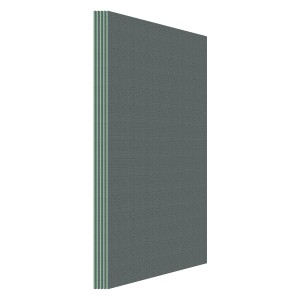 5er-Pack AICA Bauplatten, 1250x600x40mm, XPS Hartschaum, ideal als Dämm- und Ausgleichsplatte.