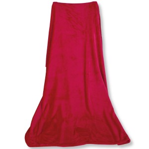 Kuscheldecke Cashmere Touch in Himbeerrot, 150x200 cm. Weiche Wohndecke für Sofa oder Bett.