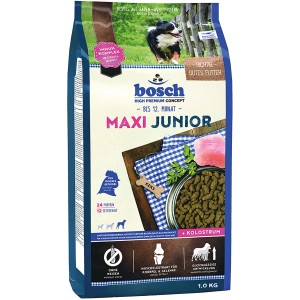 Bosch Pets Welpenfutter Maxi Junior 1kg für große Rassen, zur optimalen Entwicklung.