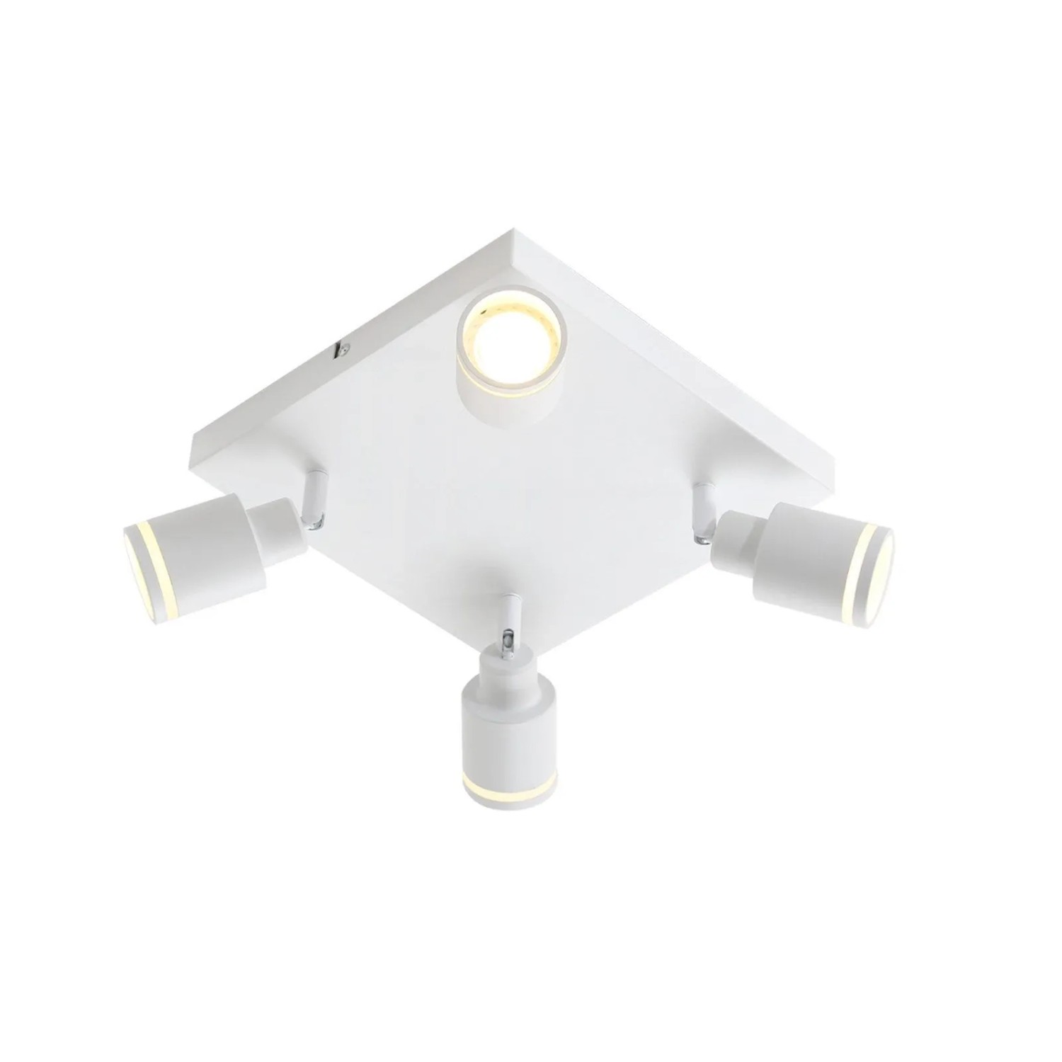 NETTLIFE Deckenstrahler aus Metall 4xGU10 Weiß-1