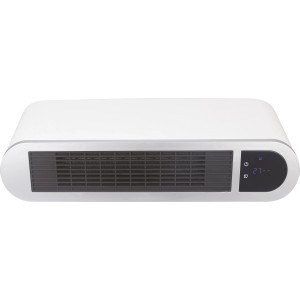 Weißer Wand-PTC-Heizstrahler Sollia Hot Air 2.000 W mit LED-Display für elektrische Heizgeräte.
