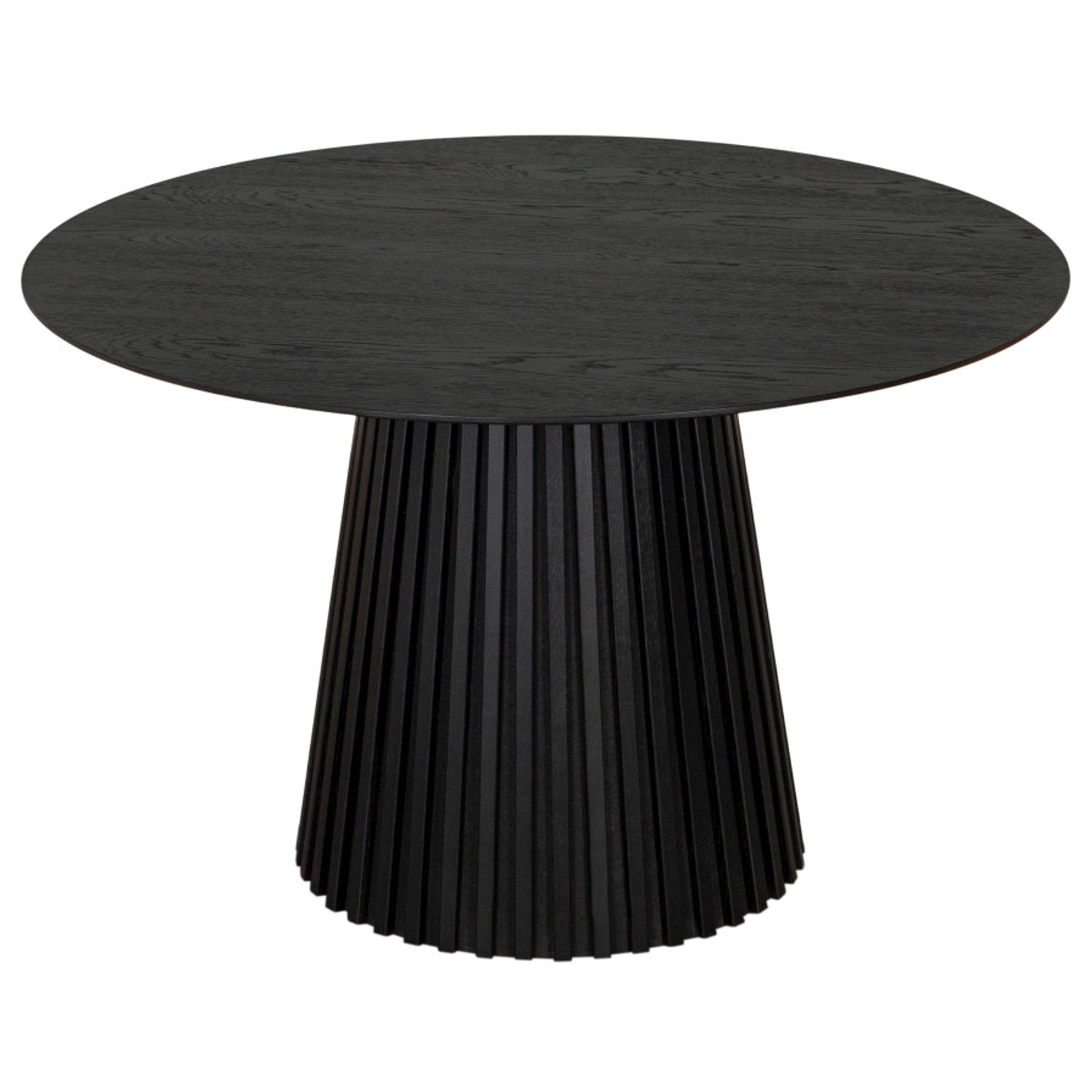 GarWoh Diningtisch Andria Black Oak Rund 120 Cm günstig online kaufen