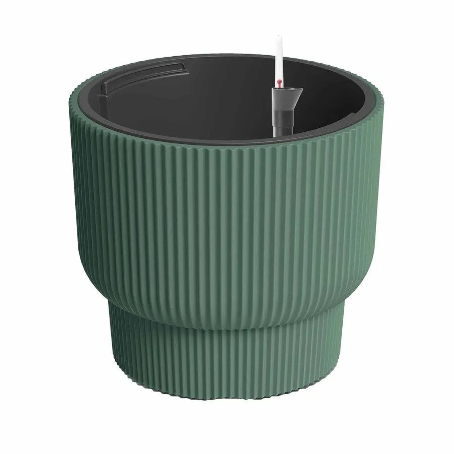 VidaAtHome.de Design-Pflanzgefäß ULEY ø 40cm mit Bewässerungseinsatz Grün