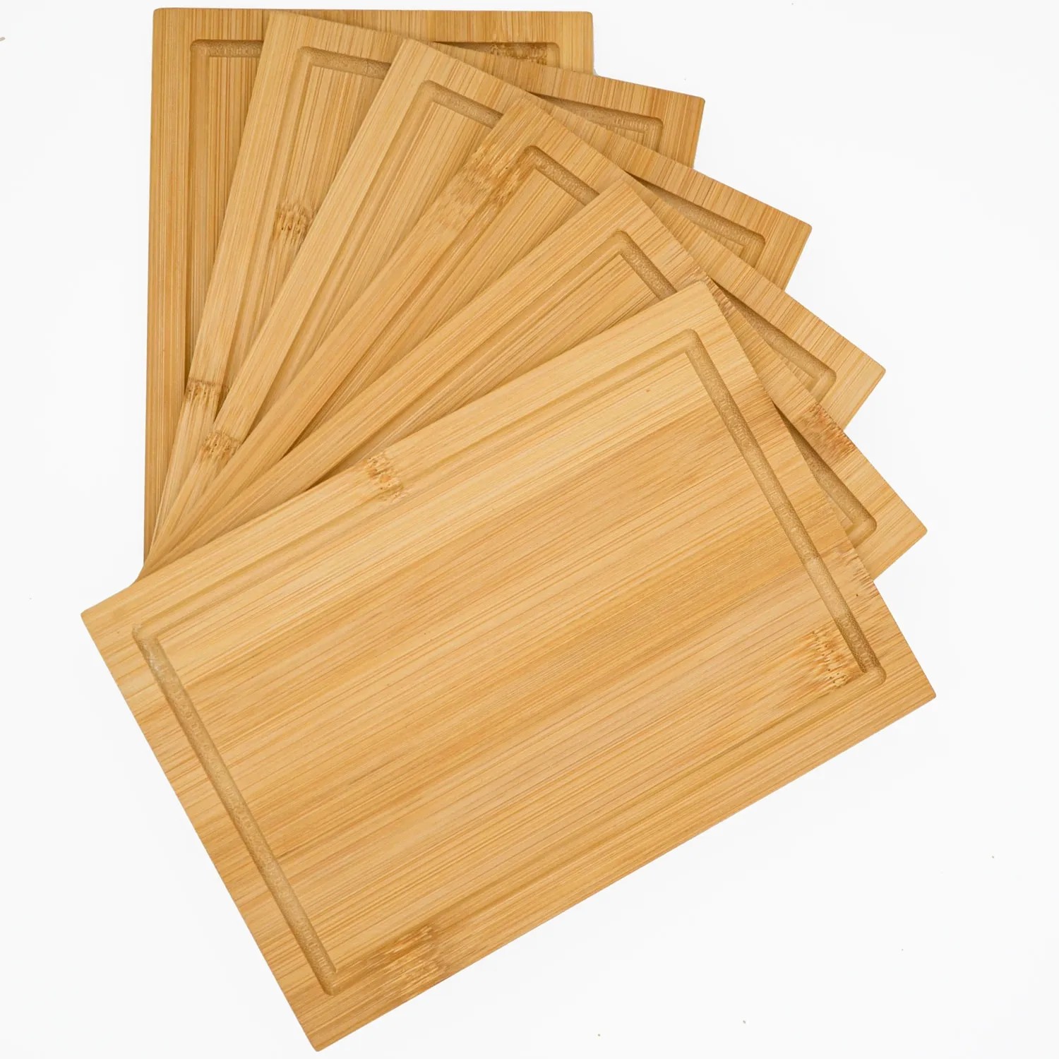 CaCoMu 4er Set, Schinkenteller Aus Unbehandelten Buchenholz, Frühstücksbrett Buche, Vesperbrett