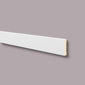 Weiße NOEL & MARQUET Fenstersohlbank / Fassadenprofil (200x2,5x12cm) für Paneel-Zubehör.