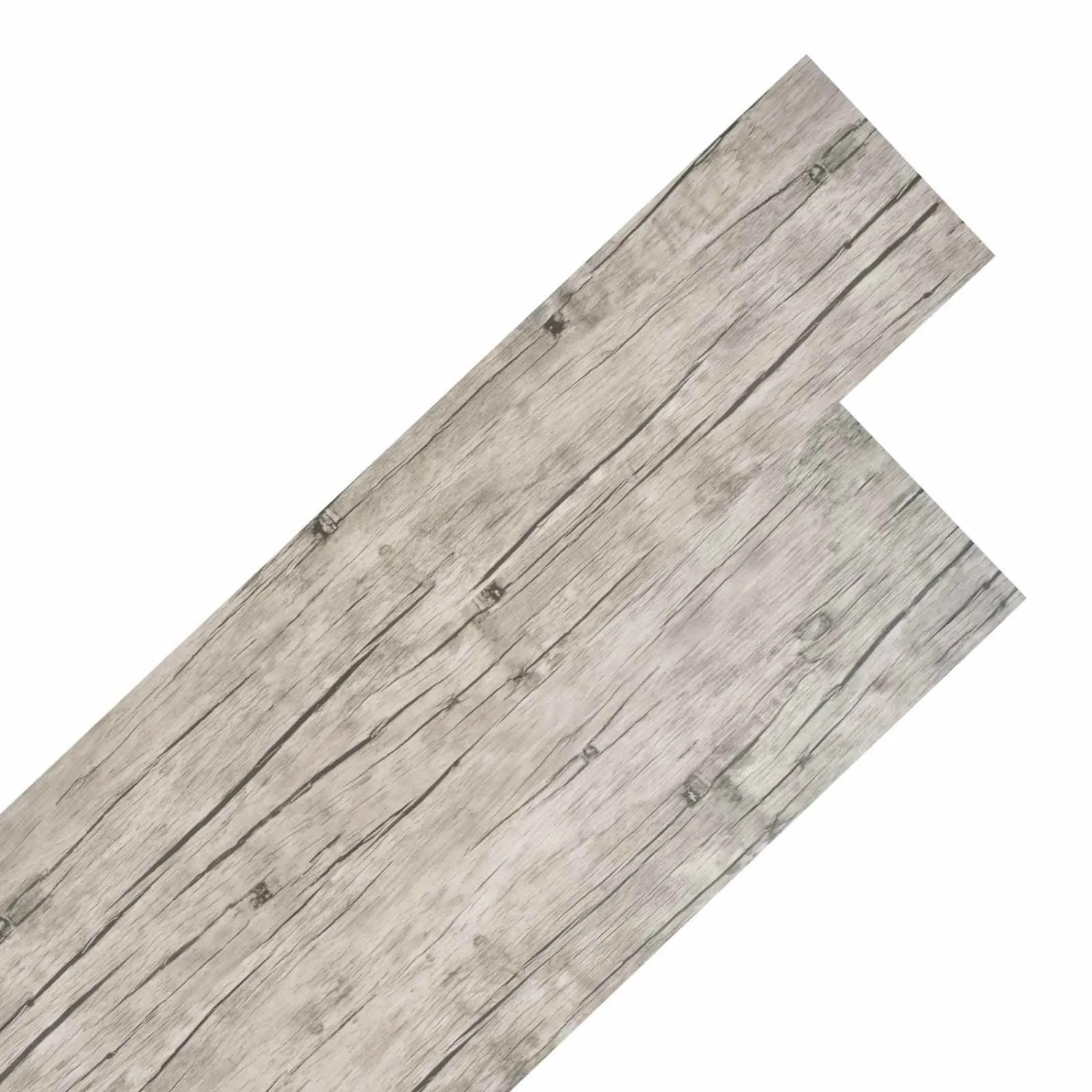 vidaXL Bodenplanken 18 Stk Grau 5,26 m² PVC 42046247