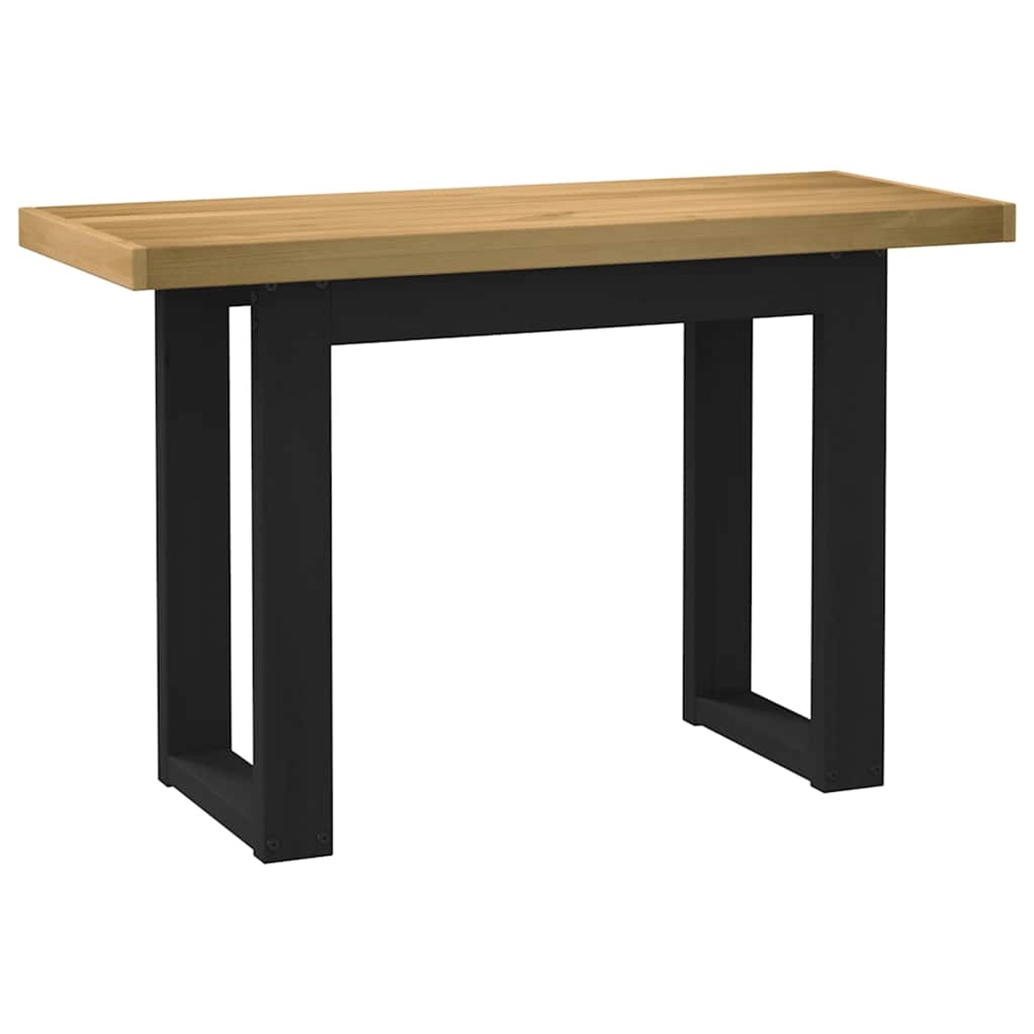 vidaXL Schreibtisch NOAIN U-Form-Beine 120x50x75 cm Massivholz Kiefer 41000 günstig online kaufen