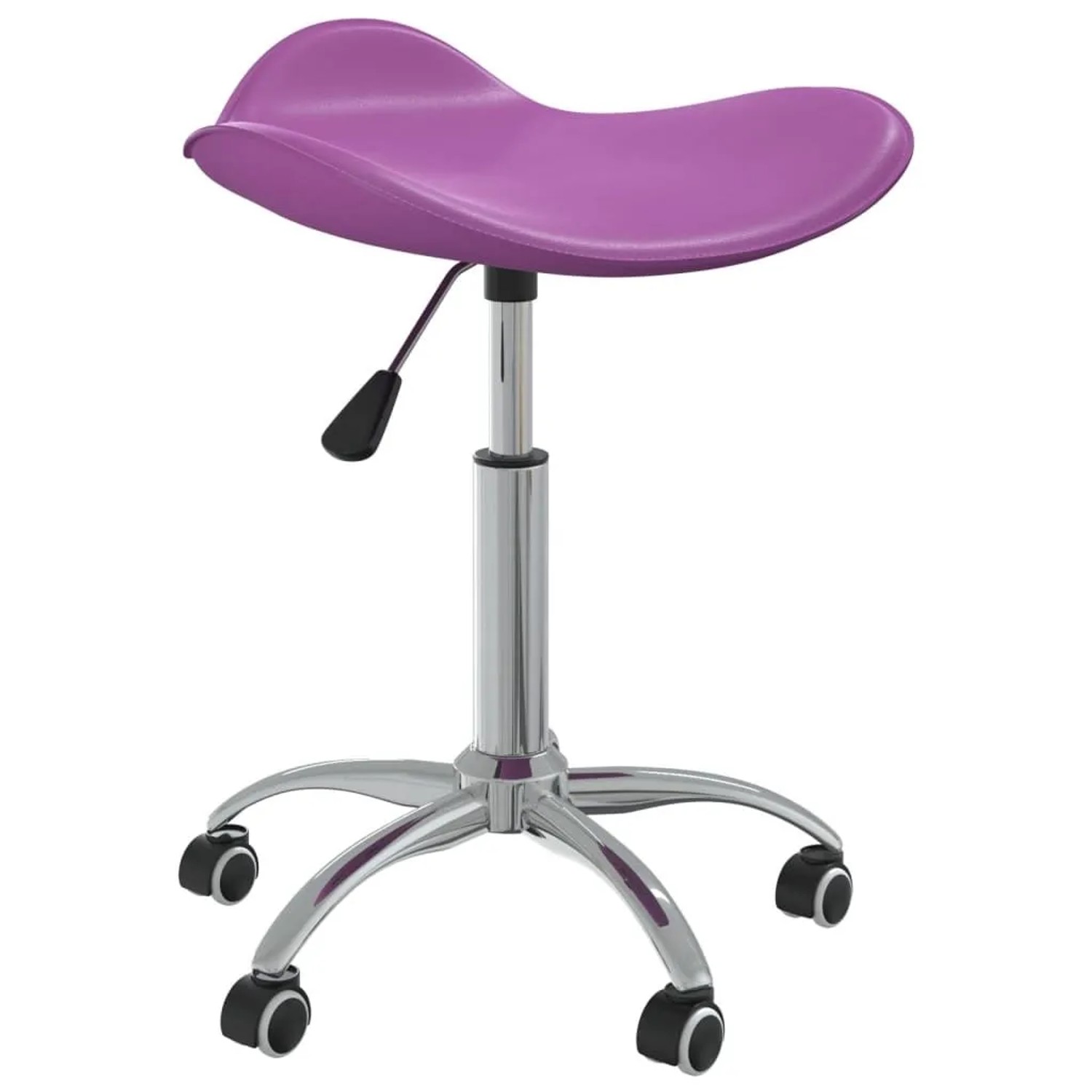 vidaXL Esszimmerstuhl Drehbar Lila Kunstleder 3088573