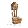 Relaxdays Bienenhotel 2er Set Holz Natur mit Pflanztopf 46 cm x 19 cm x 24,5 cm 1,3 kg_4