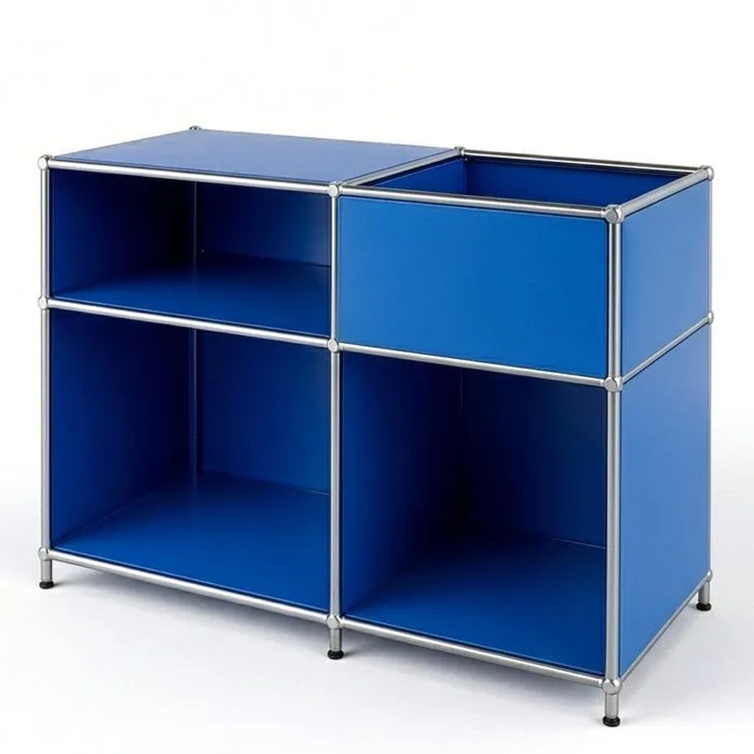 Floordirekt Metallregal Concept Epure MK-030 Standregal Sideboard 88 x 40 x 65 cm Blau