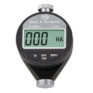 PCE Instruments Durometer DD A zur Härteprüfung von Gummi und Kunststoffen.