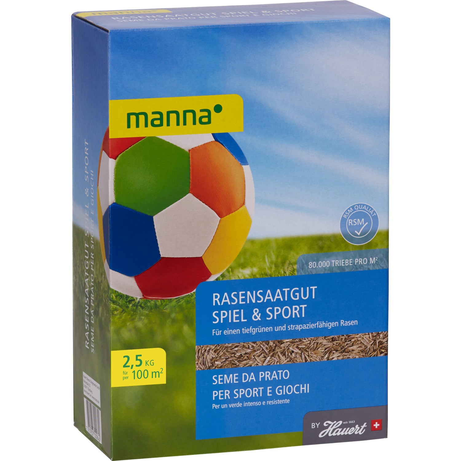 Manna Saat Spiel- und Sportrasen 2,5 kg