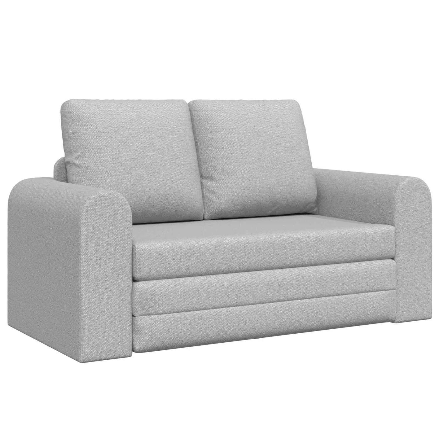 vidaXL Schlafsofa 60cm Wolkengrau Stoff 4106682