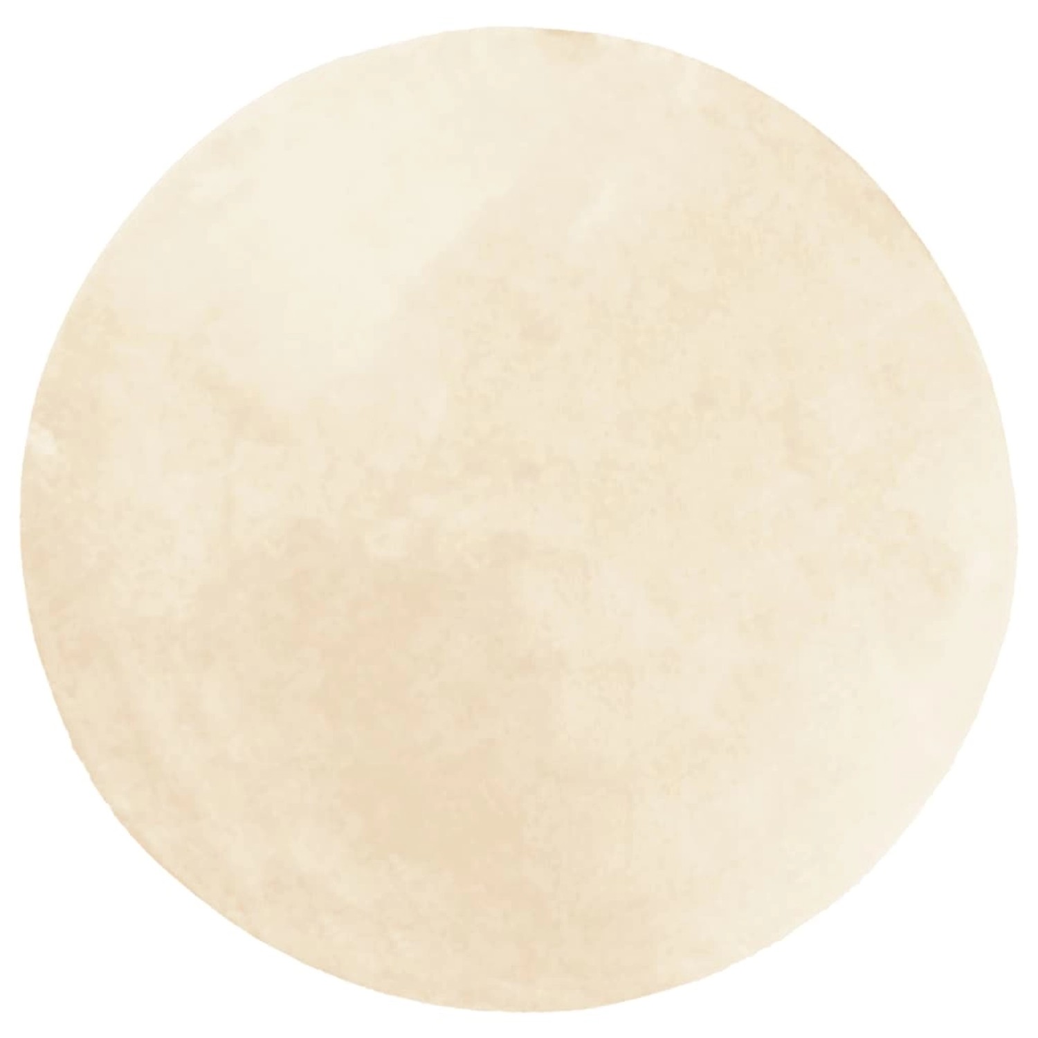 vidaXL Teppich Huarte Kurzflor Weich Und Waschbar Creme  100 Cm 1931299 günstig online kaufen