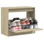 vidaXL Schuhschrank Sonoma-Eiche 80x42x69 cm Holzwerkstoff 840003_2