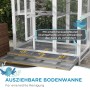 Detailaufnahme: PawHut Vogelkäfig mit ausziehbarer Bodenwanne für leichte Reinigung.