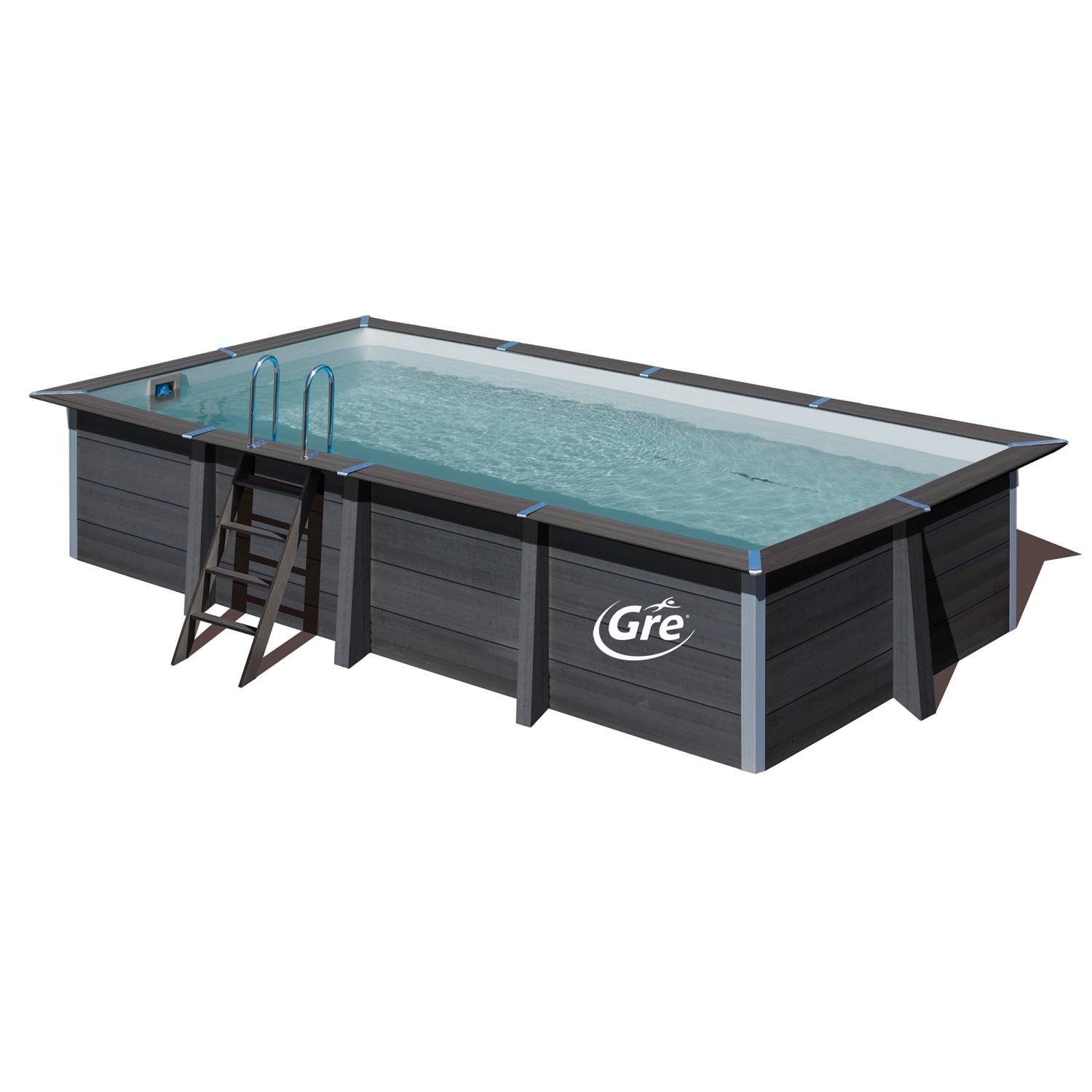 Gre Pool Avantgarde Rechteckig Composite 606 cm x 326 cm x 124 cm Braun